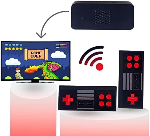 Console rétro sans fil 620 jeux installés Classiques Mini Console avec 620 jeux vidéo TV sortie AV Vintage +2 télécommandes wifi Fiche Technique et Prix au Maroc