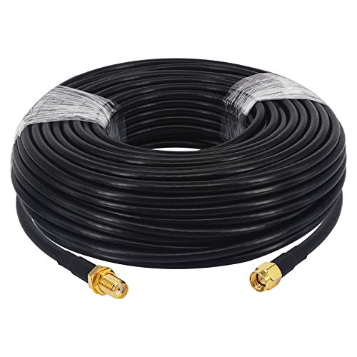 Boobrie Câble SMA Mâle Femelle 25M Câble RG58 50ohm Coaxial Extension SMA Mâle Femelle Faible Perte Rallonge SMA Antenne pour Routeur WiFi 3G 4G LTE Antenne WiFi Routeur LAN sans fil GPS(pas pour TV) Avis, Fiche Technique et Prix au Maroc