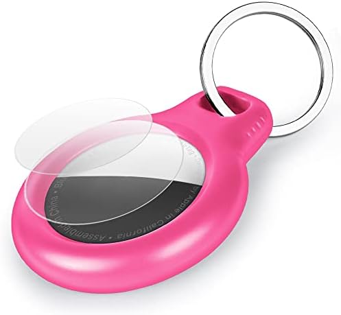AXFEE AirTag Étuis de Protection, Plastique Airtag Porte Clé, Étuis pour Apple AirTag Anti-Chute Portable Key Finder pour Clés, Enfants, Animaux Compagnie (Airtag Non Inclus) (Rose Rouge) Avis, Fiche Technique et Prix au Maroc
