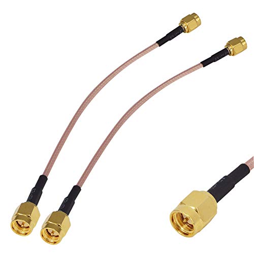 BOOBRIE 2 X Câble SMA Câble Coaxial SMA Mâle Mâle 15cm Rallonge SMA RG316 Connecteur SMA Mâle vers SMA Mâle Adaptateur d'Antenne WiFi pour Câble d'Antenne Coaxial, Antenne 4g, Routeur sans fil Avis, Fiche Technique et Prix au Maroc