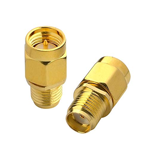 BOOBRIE Connecteur SMA Mâle à SMA Femelle Adaptateur Coaxial SMA SMA Mâle vers SMA Femelle Connecteur Antenne SMA pour Câble d'Extension Antenne FPV, Drone FPV, Amplificateur de Signal, Wi-Fi 2PCS Avis, Fiche Technique et Prix au Maroc