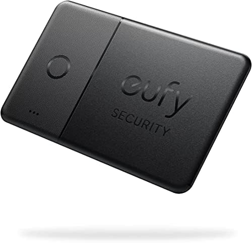 Carte SmartTrack eufy Security (Noir, lot de 1), compatible Apple Find My (iOS uniquement), recherche de téléphone, étanchéité, jusqu'à 3 ans d'autonomie, épaisseur 2,4 mm (Android non pris en charge) Avis, Fiche Technique et Prix au Maroc