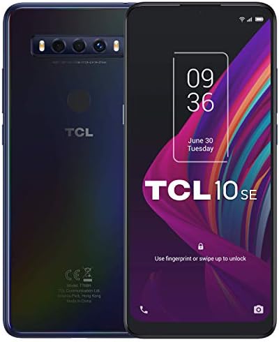 TCL 10 SE - Smartphone 128GB, 4GB RAM, Dual Sim, Black Fiche Technique et Prix au Maroc