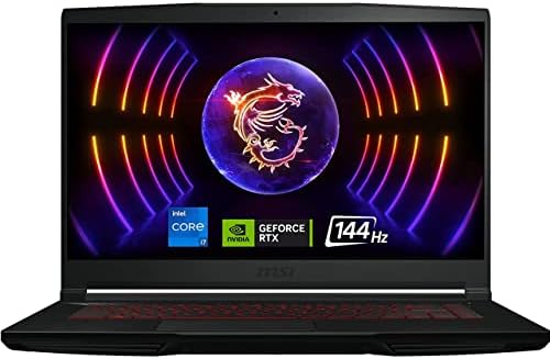 MSI GF63 Thin Gaming Laptop, 15.6" FHD IPS 144Hz, 12th Gen Intel 10-Core i7-12650H, Geforce RTX 4050, 32GB DDR4, 1TB PCIe SSD+1TB HDD, Backlit, RJ45, USB-C, WiFi 6, US Version KB, Win 11 Fiche Technique et Prix au Maroc