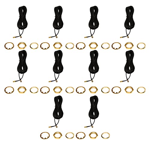 BIZZOO 10X RP-SMA Male A Antenne Wifi Connecteur Extension Cable Noir 10M Avis, Fiche Technique et Prix au Maroc