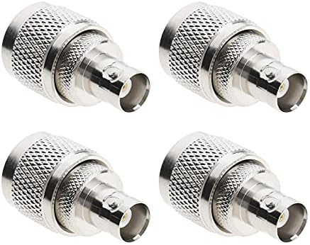 4X BNC UHF Connecteur Coaxial PL259 UHF Mâle vers BNC Femelle Connecteur Coaxial Adaptateur Coaxial à Faible Perte pour Antennes RF/Périphériques LAN sans Fil/Câble Coaxial/Radios Wi-FI Avis, Fiche Technique et Prix au Maroc