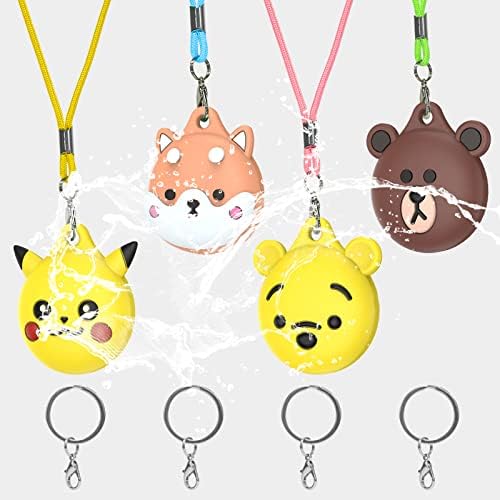 Lot de 4 coques de protection pour Airtag, MIYEOK - Étanche - Pour enfants - Support Airtag caché réglable - Pour Apple Airtag - Avec porte-clés Avis, Fiche Technique et Prix au Maroc