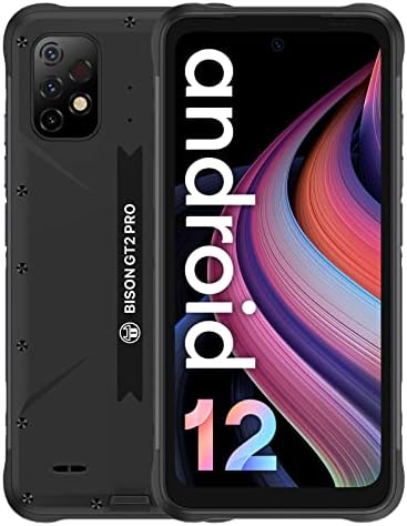 UMIDIGI Téléphone Portable Incassable Bison GT2 Pro 8GO+256GO Android 12 Smartphone Incassable, 6150mAh avec Charge Rapide 18W, Triple Caméra 64 MP Écran 6.53" HD+, 4G Dual SIM Telephone incassable Fiche Technique et Prix au Maroc