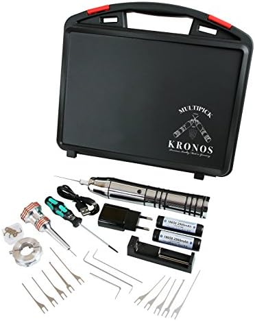 Multipick® Kronos Kit de crochetage électrique avec étui de transport en plastique rigideAvis,  Fiche Technique et Prix au Maroc