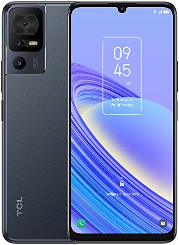 TCL 40SE Téléphone Portable 128 Go ROM 4 Go RAM, Smartphone Android 13, Écran 6.75", Double SIM, Caméra Triple 50MP, Téléphone Cellulaire NFC, 5010 mAh, avec Ecouteurs Filaires, sans Chargeur, Gris Fiche Technique et Prix au Maroc