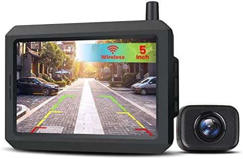 AUTO-VOX W7 Kit de Camera de Recul sans Fil avec Ecran LCD 5", Etanche IP68 Camera de Recul, Vision Nocturne, pour Voitures, Camions, Caravanes, Remorques, Camping-Cars et Camionnettes Fiche Technique et Prix au Maroc