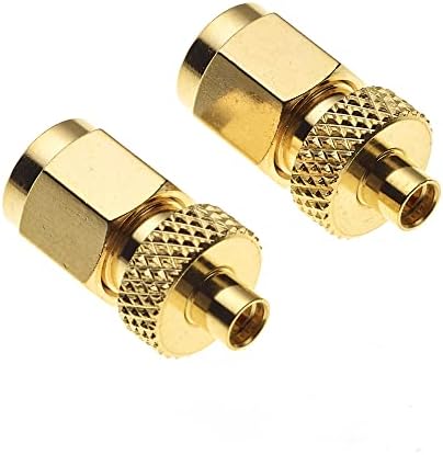 Adaptateur D'antenne MMCX Socket à SMA Plug - Kit D'adaptateur De Rallonge De Câble Coaxial Plaqué Nickel pour Antenne WiFi/réseaux/Kits De Connecteurs Coaxiaux Mâle/Femelle - Paquet De 2 Avis, Fiche Technique et Prix au Maroc