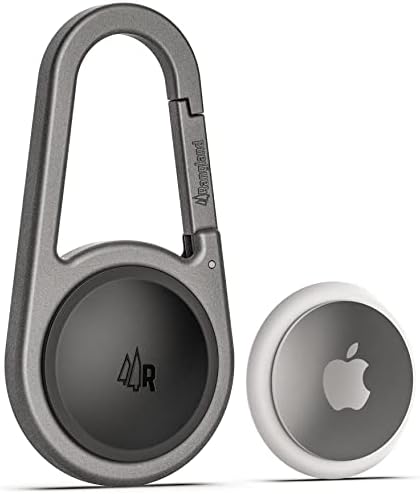 RANGLAND Mousqueton AirTag avec porte-clés – Coque ultra durable antichoc et étanche avec clip à ressort (conçu pour Apple AirTag) (aluminium) Avis, Fiche Technique et Prix au Maroc