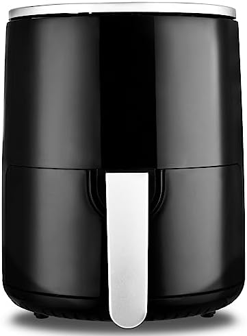 Venga! Friteuse à Air Chaud, 2,5 L, Thermostat Réglable 80-200°C, Minuterie 60 min, Digital, 1200 W, Noir/Argent, VG AFT 3007 Avis, Fiche Technique et Prix au Maroc