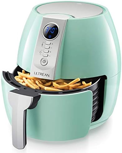 Ultrean Friteuse Sans Huile, Air Fryer 4L - 1500W, Friteuses à Air Chaud avec Ecran LCD Numérique, Adapté pour cuire, griller, rôtir les cuisine saine Avis, Fiche Technique et Prix au Maroc