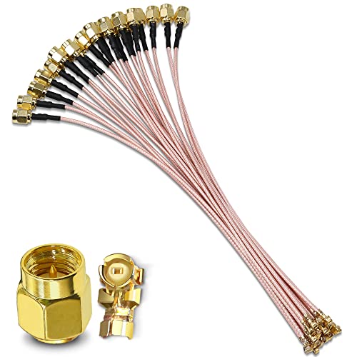 TUOLNK Câble coaxial U.FL vers SMA Connecteur mâle SMA vers UFL IPX Câble coaxial IPEX Câble d'antenne WiFi pour Mini PCI Express RG178 12 pouces (30cm) 5 pcs Avis, Fiche Technique et Prix au Maroc