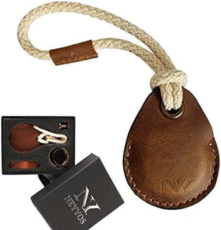 Airtag Etui Cuir, Housse Portable Porte-clés, Coque Protection, Etuis Compatible Chien Chat Enfants animaux de compagnie, Tracker Lot de Cle, Airtags Finder Support Clef, Locator Anti Perte et Rayures Avis, Fiche Technique et Prix au Maroc