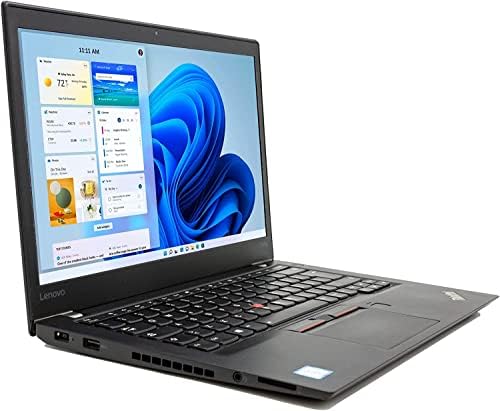 Lenovo Thinkpad T470s i5 jusqu'à 3,00 GHz 14" Full HD Écran tactile Windows 11 Pro Webcam 720p USB type C Ordinateur portable (reconditionné) (8 Go RAM SSD 480 Go) Fiche Technique et Prix au Maroc