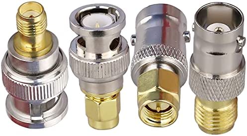 TUOLNK Adaptateur d'antenne coaxiale RF Kit de connecteur SMA SMA vers BNC 4 pièces Kit de connecteur SMA vers BNC Antenne WiFi Adaptateur SMA Kit de connecteur SMA vers BNC Avis, Fiche Technique et Prix au Maroc