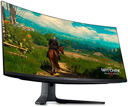 Alienware AW3423DWF 34" WQHD (3440x1440) 21:9 1800R Écran PC Gaming Incurvé, 165Hz, QD OLED, 0.1ms, AMD FreeSync Premium Pro, 99.3% DCI-P3, HDR400, 2x DisplayPort, 1x HDMI, 5x USB, Garantie 3 ans Fiche Technique et Prix au Maroc