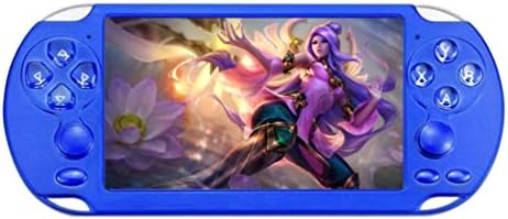 CZT 5.1 Pouces écran 32GB 128Bit rétro Jeux vidéo Console intégré 7000 Jeux pour Arcade et Autres 10 simulateurs Console de Jeu Portable MP3/4 (Blue) Fiche Technique et Prix au Maroc