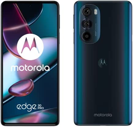 Motorola PASS0017FR unlocked Mobile EDGE30 Pro 256GO, écran OLED 6,67", caméra 50MP, Snapdragon 8, turboPower 68W, Bleu Petrol Version FR Fiche Technique et Prix au Maroc