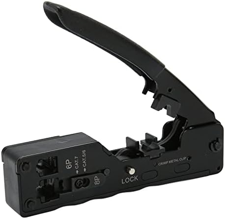 Aramox Outil de Sertissage RJ45, Outil de Sertissage de Câble de Verrouillage de sécurité pour Cat7aAvis,  Fiche Technique et Prix au Maroc