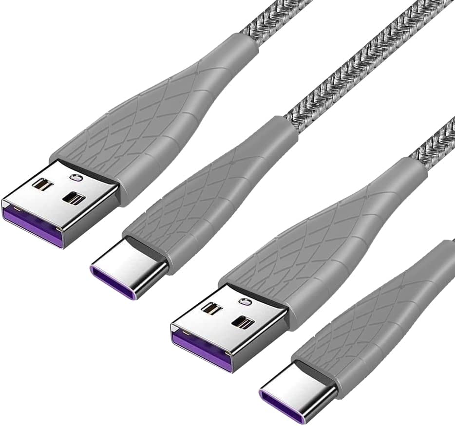 5A Supercharge Cable,Câble USB Type C Charge Rapide pour Huawei P30/P30 Pro/P30 Lite,Mate 20 30/20 30Pro/20 30 Lite,P20 Pro/P20/P20 Lite,P40,Honor View 20,Nylon Tressé,Super Charge Cordon Chargeur 2M Fiche Technique et Prix au Maroc
