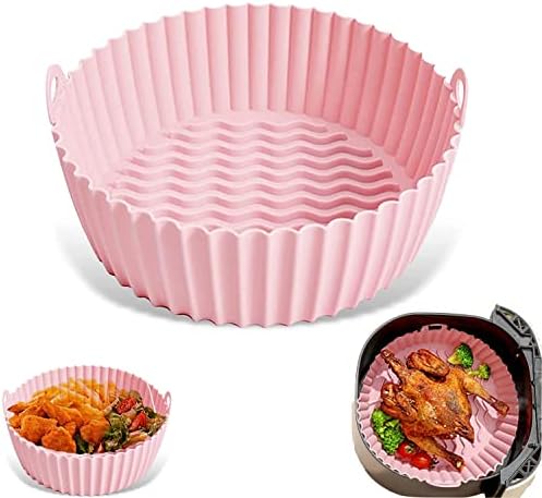 20cm Pot en Silicone pour Friteuse à Air,Accessoire Air Fryer,Panier Friteuse en Silicone,Air Fryer Silicone Pot Panier,Réutilisable Panier en Silicone,pour Airfryer,Micro-Ondes,Le Moule à Gâteau Avis, Fiche Technique et Prix au Maroc
