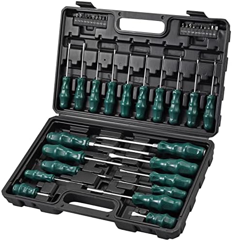 COLFULINE 41PCS Jeu de Tournevis, Jeu de Tournevis Magnétiques Professionnels, avec Embouts Magnétiques et Poignées Antidérapantes, Outils de Réparation DomestiqueAvis,  Fiche Technique et Prix au Maroc