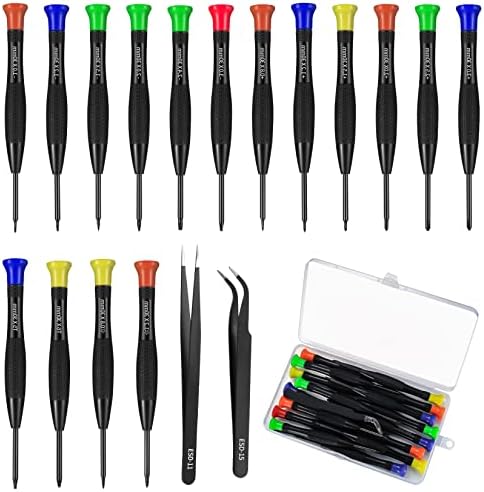 Jeu de Tournevis Magnétiques 18 Pièces, Petit Jeu de Tournevis de Précision, Kit Réparation de Tournevis Mécaniques de Lunettes pour Montres à Lunettes OrdinateurAvis,  Fiche Technique et Prix au Maroc