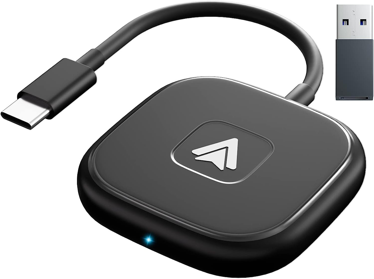 Adaptateur Android Auto sans Fil, Dongle USB Android Auto pour Autoradio avec OEM Filaire Android Auto, Android Auto Wireless Adapter Compatible avec 98% des Voitures avec Android 11 et supérieur Fiche Technique et Prix au Maroc