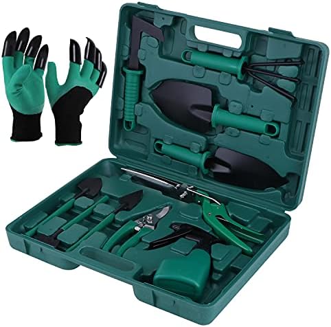 eROOSY Ensemble d'outils de Jardin Outils de Jardinage avec étui de Transport et Gants de Jardinage Avis, Fiche Technique et Prix au Maroc
