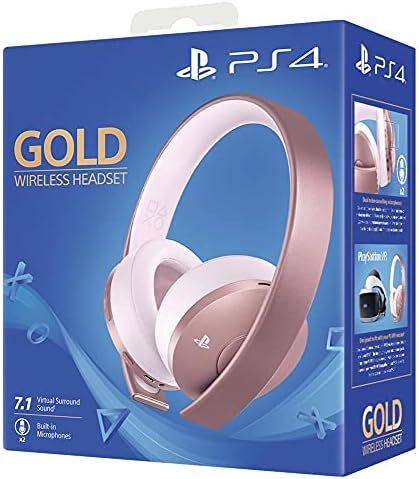 Sony, Casque PS4 Sans Fil Officiel, Accessoire PlayStation 4, Compatible PS VR, Audio 3D, Édition Gold, Couleur : Or Rose Fiche Technique et Prix au Maroc