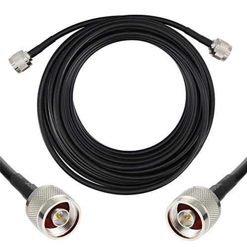 GEMEK 8m N Mâle à N Mâle S-LMR240 Câble en Cuivre Pur, Extension Coaxiale à Faible Perte Pour Radio 3G/4G/5G/6G/LTE/ADS-B/Ham/GPS/WiFi/RF vers Antenne ou Parasurtenseur (50 Ohm Pas Pour TV) Avis, Fiche Technique et Prix au Maroc