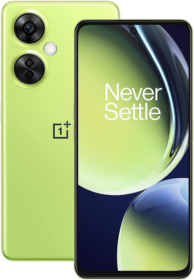 OnePlus Nord CE 3 Lite 5G - 8 Go de RAM + 128 Go de stockage Smartphone débloqué avec Triple caméra 108MP - Garantie constructeur de 2 ans - Pastel Lime Fiche Technique et Prix au Maroc