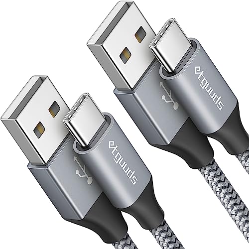 etguuds Câble USB C [1m, Lot de 2], 3.1A USB Type C Cable and Nylon Charge Rapide Chargeur USB-C Cordon pour Galaxy S21 S20 S22 S10 S9 S8 A12 A13 A21s A50, Redmi Note 10 9, LG V20 Fiche Technique et Prix au Maroc