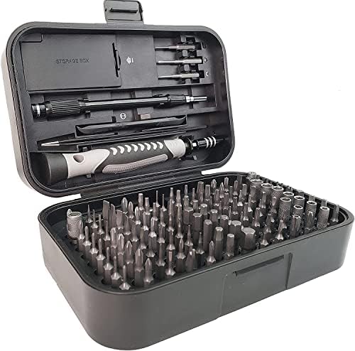 PIXELON Kit de Tournevis de precision, Set 130 in 1, Boite a outils pour réparation et démontage Ordinateur, MacBook, PC, iPhone, Portable, SmartPhoneAvis,  Fiche Technique et Prix au Maroc