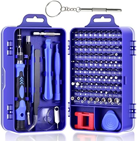 DAZAKA Kit Tournevis de Precision 124 en 1, Outil de Precision Pour Réparer Smartphone, Ordinateur, Tablette, Lunettes, Montre, Petits Appareils MénagersAvis,  Fiche Technique et Prix au Maroc