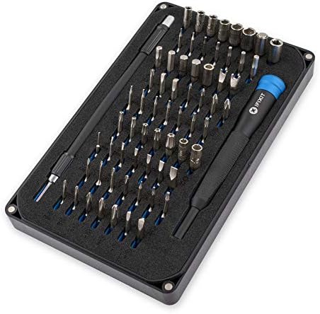 iFixit Mako Precision Bit Set, ensemble d'embouts avec 64 bits (4 mm) et porte-embouts, tournevis de précision pour smartphone, ordinateur, lunettesAvis,  Fiche Technique et Prix au Maroc