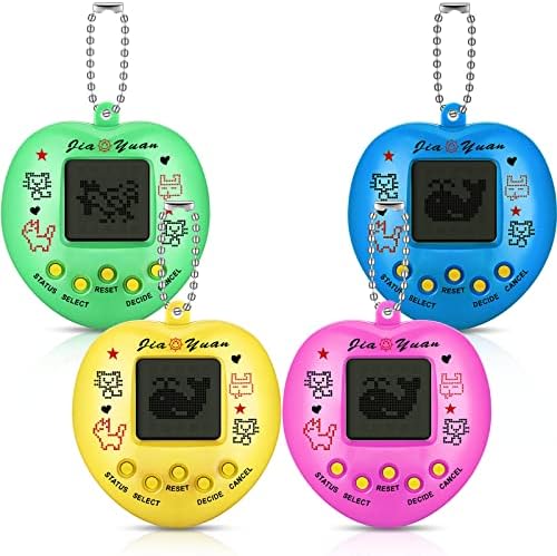 4 Pièces Machine de Jeu Électronique Console de Jeu Numérique pour Animaux de Compagnie Console de Jeu Virtuelle avec Porte-Clés Mini Jouet Virtuel Drôle en Forme de Coeur Cadeau Rétro Fiche Technique et Prix au Maroc