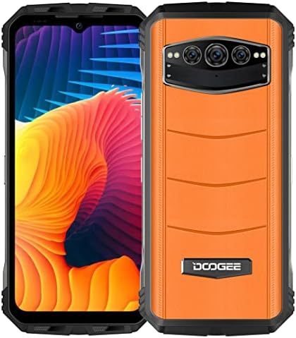 DOOGEE 5G Téléphone Incassable V30, eSIM, Dimensity 900 8Go+256Go, 6.58'' 120Hz FHD+, 108MP Triple AI Caméra(20MP Vision Nocturne), 10800mAh Batterie, Android 12 IP69K Etanche Smartphone, NFC Orange Fiche Technique et Prix au Maroc