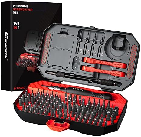 EZARC Tournevis de Precision, 145 en 1 Kit Tournevis de Précision Magnétiques Torx Avec Etui Outil de Réparation Professionnel Pour Appareils Electroniques PC Portable IPhone IPad Montre LunettesAvis,  Fiche Technique et Prix au Maroc