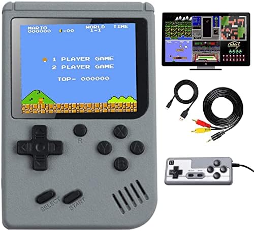 Console de jeu portable pour enfants, mini console de jeu rétro avec 500 jeux classiques FC, écran couleur de 6,1 cm pour jeu de famille, prend en charge deux joueurs et sortie TV, cadeau Fiche Technique et Prix au Maroc
