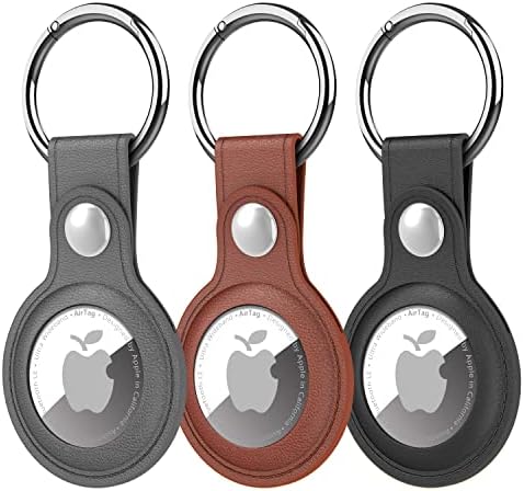 Diruite 3 Pièces pour Apple Airtags Étui Protection,Anti-Perte Localisateur Tracker Housse Étui Anti-Rayures Portable pour Apple AirTag Housse Porte Clé Avis, Fiche Technique et Prix au Maroc