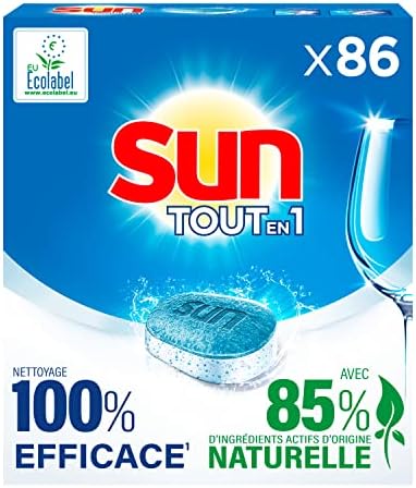 Sun Tablettes Lave-Vaisselle, Standard, 86 Unité (Lot de 1) Avis, Fiche Technique et Prix au Maroc