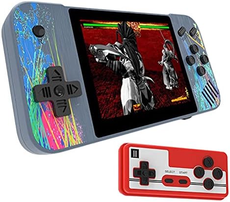Console de jeu portable avec manette de jeu, 800 jeux classiques intégrés, écran couleur de 3,5 pouces, prise en charge de la connexion à la télévision et à 2 joueurs, cadeaux de Noël pour les enfants Fiche Technique et Prix au Maroc