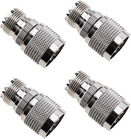 4pcs Connecteur de Convertisseur Adaptateur Coaxial RF Mâle à UHF SO239 Femelle pour Antennes Périphériques LAN sans Fil Radios WiFi Avis, Fiche Technique et Prix au Maroc