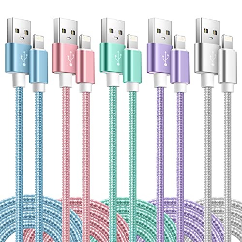 Câble iPhone [1m+2m+3m/Lot de 5] Cable Lightning Certifié MFi Chargeur iPhone Nylon Tressé Résistant Fil Charge Rapide Compatible avec iPhone 14 13 12 11 Pro Max XS XR X 8 7 7Plus/6s/6/5/SE,iPad Fiche Technique et Prix au Maroc