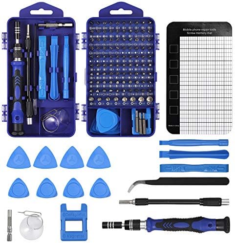 COLFULINE 121 en 1 Kit de Tournevis de Précision Outil de Réparation Tournevis Informatique Magnétique Amovible pour iPhone X, 8, 7, Téléphone Portable, Ordinateur, Tablette, Console de JeuxAvis,  Fiche Technique et Prix au Maroc